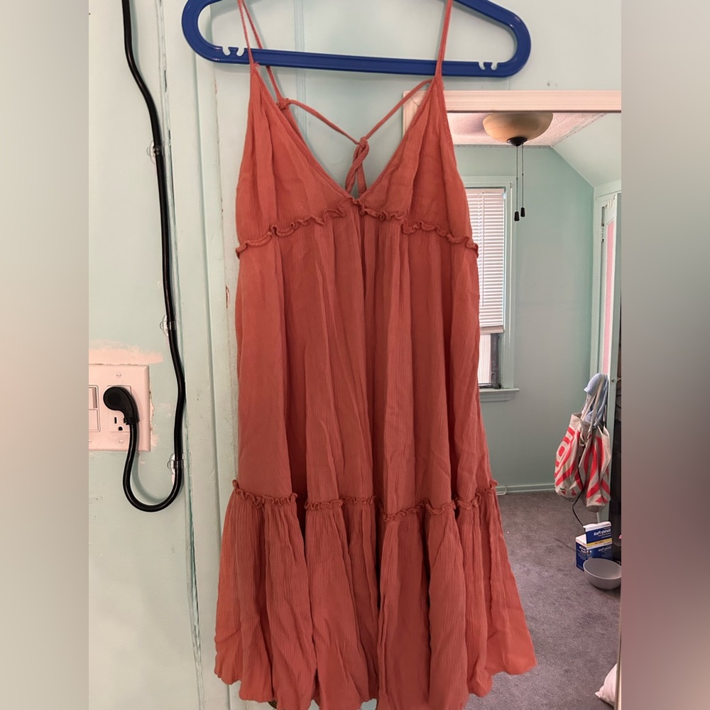 Target Wild Fable coral sundress